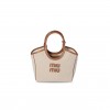 MIU MIU IVY CANVAS BAG 5BA284 (23.5*22*12cm) MIU MIU IVY CANVAS BAG 5BA284 (23.5*22*12cm)