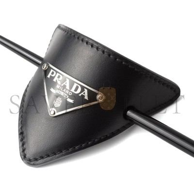 PRADA LEATHER HAIR CLIP 1IF004 PRADA LEATHER HAIR CLIP 1IF004