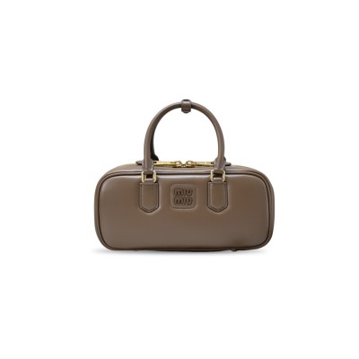MIU MIU ARCADIE LEATHER HANDBAG 5BB148 (27*12*9cm) MIU MIU ARCADIE LEATHER HANDBAG 5BB148 (27*12*9cm)