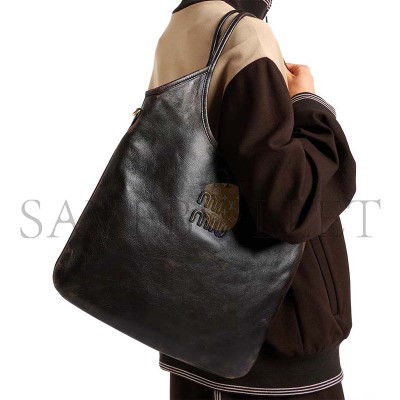 MIU MIU IVY LEATHER BAG 5BG231 (40*35cm)