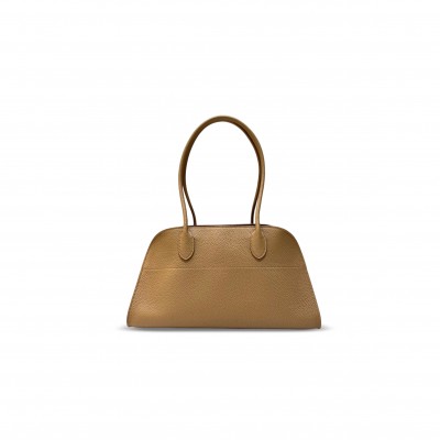 THE ROW MARGAUX 12 LEATHER SHOULDER BAG (38*23*18cm)
