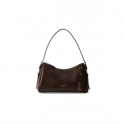 PRADA AIMÉE MEDIUM LEATHER SHOULDER BAG 1BC229 (31*18*10cm)