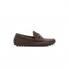 GUCCI MEN'S BYORN GG EMBOSSED LEATHER HORSEBIT DRIVERS  485259