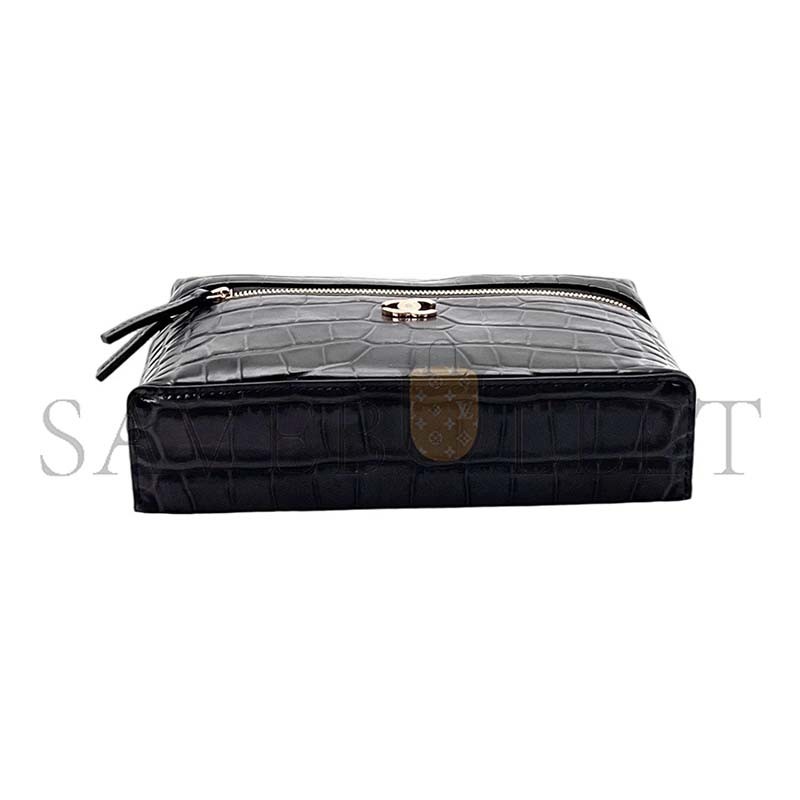CHANEL MASTER TRENDY HANDLE SLIM VANITY CALFSKIN CROCODILE EMBOSSED AS5346 (19.5*17*5cm) 