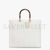 FENDI SUNSHINE MEDIUM - WHITE LEATHER SHOPPER 8BH386AMCVF0QVL (35*31*17cm) FENDI SUNSHINE MEDIUM - WHITE LEATHER SHOPPER 8BH386AMCVF0QVL (35*31*17cm)