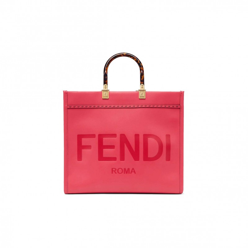 FENDI SUNSHINE MEDIUM - FUCHSIA LEATHER SHOPPER 8BH386ABVLF1HB7 (35*31*17cm) FENDI SUNSHINE MEDIUM - FUCHSIA LEATHER SHOPPER 8BH386ABVLF1HB7 (35*31*17cm)