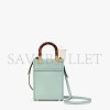 FENDI MINI SUNSHINE SHOPPER - MINT GREEN LEATHER MINI-BAG 8BS051ABVLF03HW (18*13*6.5cm) FENDI MINI SUNSHINE SHOPPER - MINT GREEN LEATHER MINI-BAG 8BS051ABVLF03HW (18*13*6.5cm)