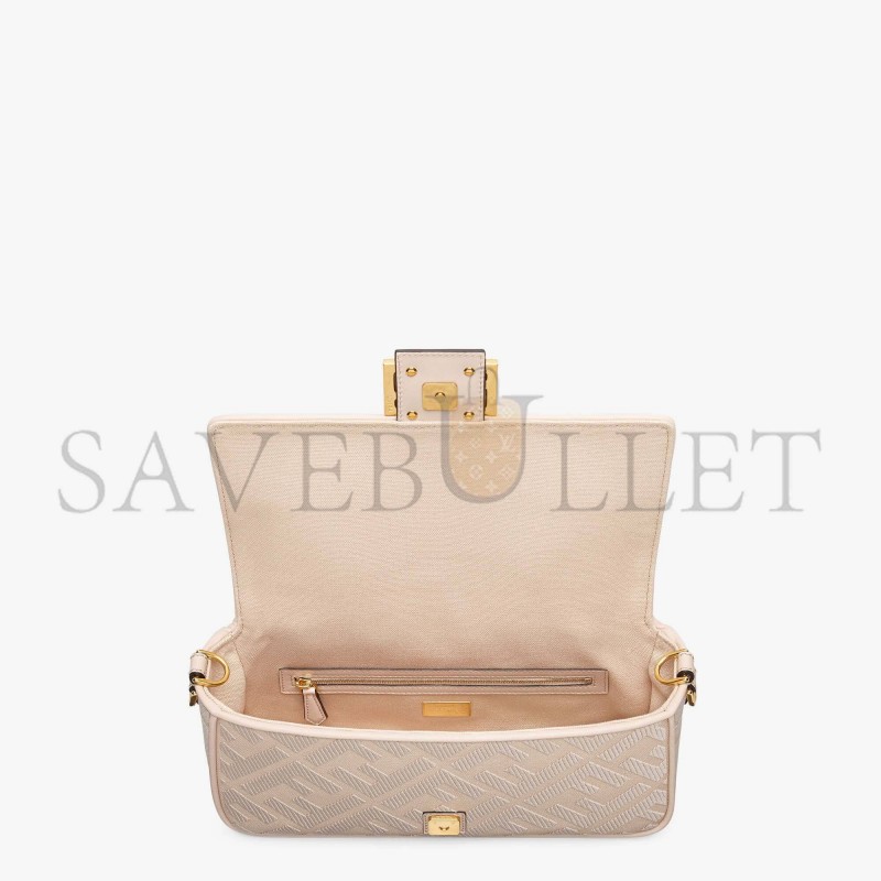 FENDI BAGUETTE - PINK FF CANVAS BAG 8BR600AC9OF1F7L (27*15*6cm) FENDI BAGUETTE - PINK FF CANVAS BAG 8BR600AC9OF1F7L (27*15*6cm)