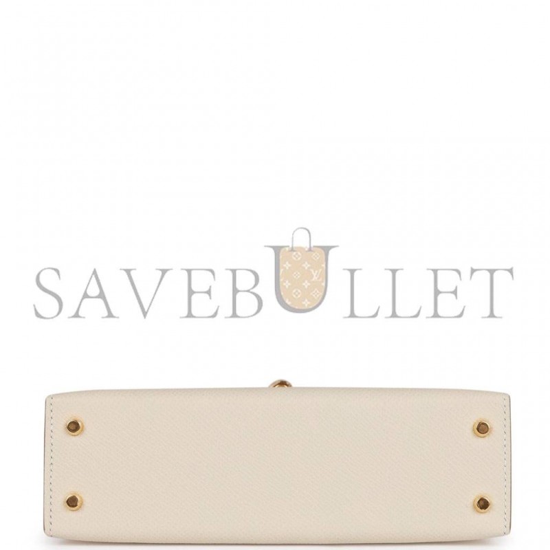HERMES MINI KELLY EPSOM GOLD HARDWARE (19*12*5.5cm)