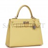 HERMES KELLY 25 EPSOM PALLADIUM HARDWARE (25*17*7cm)