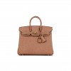 HERMES BIRKIN 25 CHAI OSTRICH GOLD HARDWARE (25cm) HERMES BIRKIN 25 CHAI OSTRICH GOLD HARDWARE (25cm)