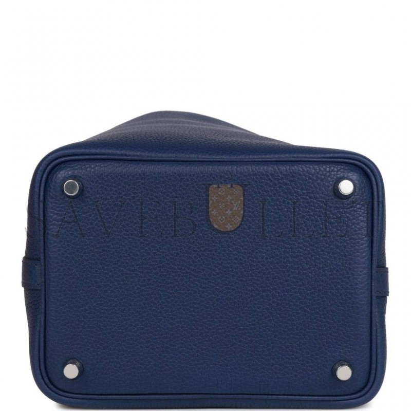 HERMES PICOTIN LOCK 18 CLEMENCE PALLADIUM HARDWARE (18*18*13cm)
