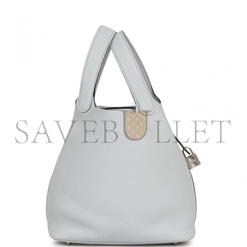 HERMES PICOTIN LOCK 22 PALLADIUM HARDWARE (22*21*17cm)