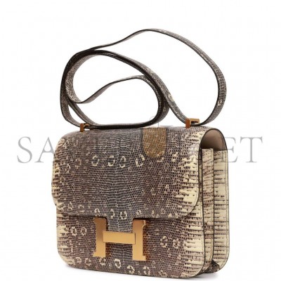 HERMES MINI CONSTANCE 18 OMBRE LIZARD VARANUS GOLD HARDWARE (18*16*5cm) HERMES MINI CONSTANCE 18 OMBRE LIZARD VARANUS GOLD HARDWARE (18*16*5cm)