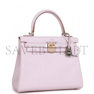 HERMES KELLY 25 SWIFT PALLADIUM HARDWARE (25*17*7cm)