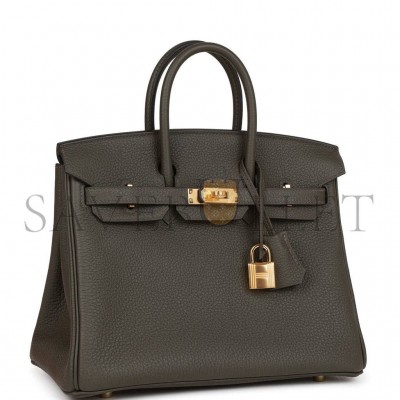 HERMES MASTER BIRKIN 25 VERT DE GRIS TOGO GOLD HARDWARE HANDMADE (25cm) HERMES MASTER BIRKIN 25 VERT DE GRIS TOGO GOLD HARDWARE HANDMADE (25cm)