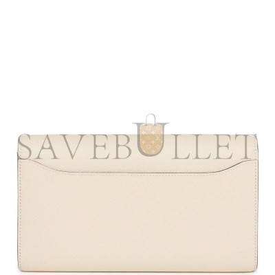 HERMES CONSTANCE WALLET TO GO NATA EPSOM AND LIZARD PALLADIUM HARDWARE (20*11*4cm) HERMES CONSTANCE WALLET TO GO NATA EPSOM AND LIZARD PALLADIUM HARDWARE (20*11*4cm)