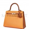 HERMES KELLY 25 EPSOM GOLD HARDWARE (25*17*7cm)