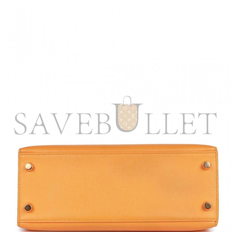 HERMES KELLY 25 EPSOM GOLD HARDWARE (25*17*7cm)