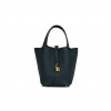 HERMES PICOTIN LOCK 18 VERT CYPRESS MATTE ALLIGATOR AND CLEMENCE TOUCH GOLD HARDWARE (18*13*18cm) HERMES PICOTIN LOCK 18 VERT CYPRESS MATTE ALLIGATOR AND CLEMENCE TOUCH GOLD HARDWARE (18*13*18cm)
