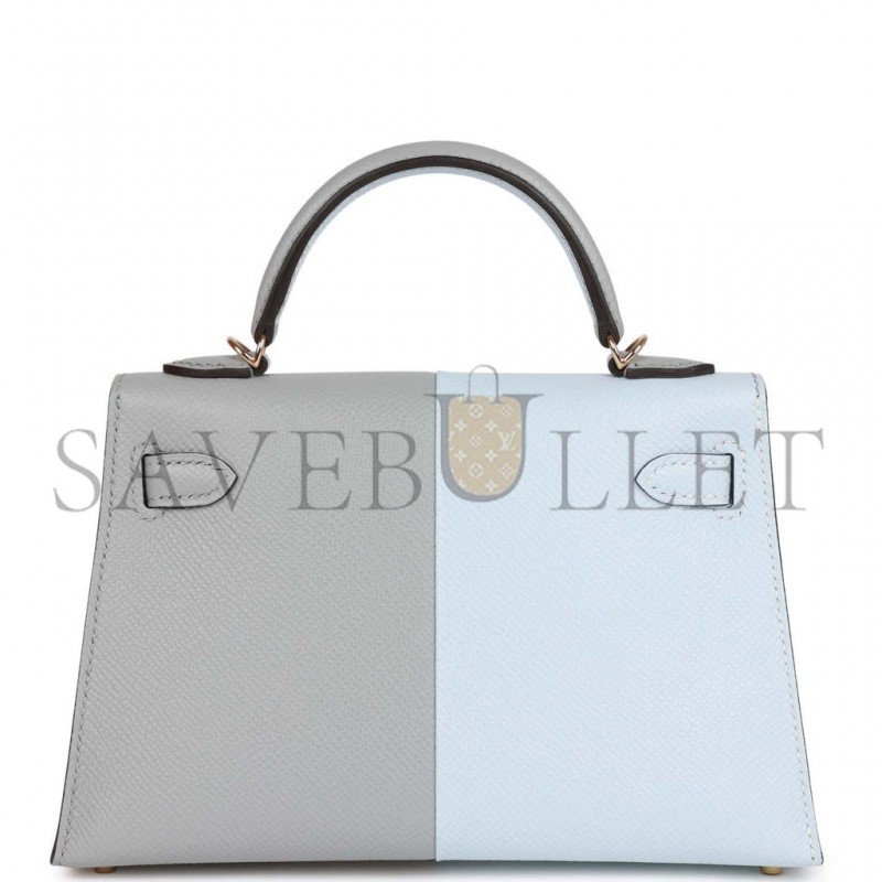 HERMES MINI KELLY EPSOM GOLD HARDWARE (19*12*5.5cm)