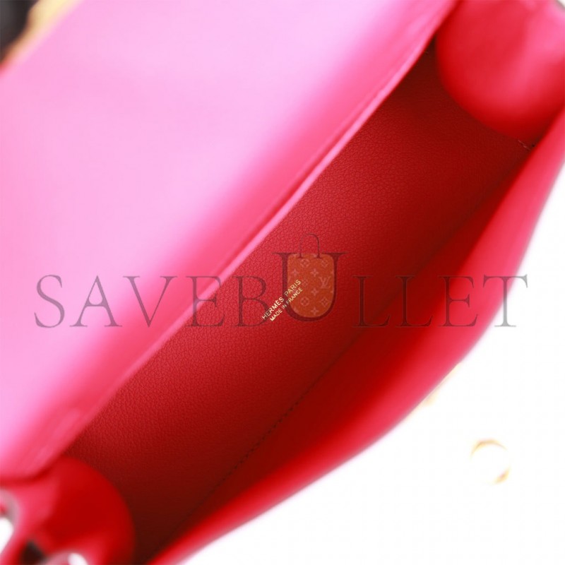 HERMES KELLY DANSE EVERCOLOR GOLD HARDWARE (22*16*7cm)