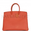 HERMES BIRKIN 35 CLEMENCE PALLADIUM HARDWARE (35*25*18cm)