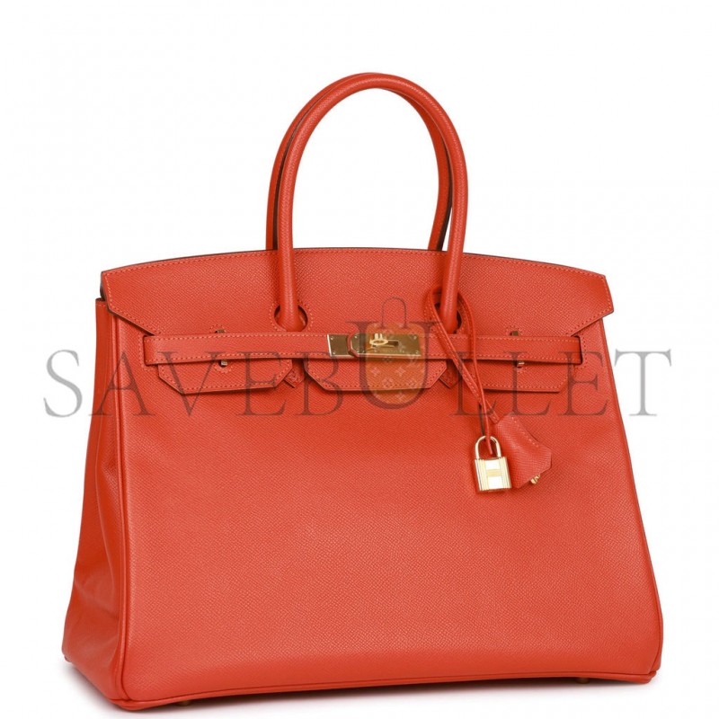HERMES BIRKIN 35 EPSOM GOLD HARDWARE (35*25*18cm)