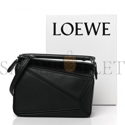 LOEWE CALFSKIN MINI PUZZLE BAG BLACK (18*12.5*8cm) LOEWE CALFSKIN MINI PUZZLE BAG BLACK (18*12.5*8cm)