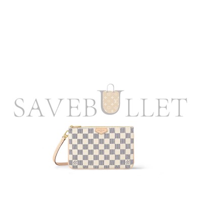 LOUIS VUITTON MASTER DOUBLE ZIP POCHETTE N60460 (20*12.5*3cm) LOUIS VUITTON MASTER DOUBLE ZIP POCHETTE N60460 (20*12.5*3cm)