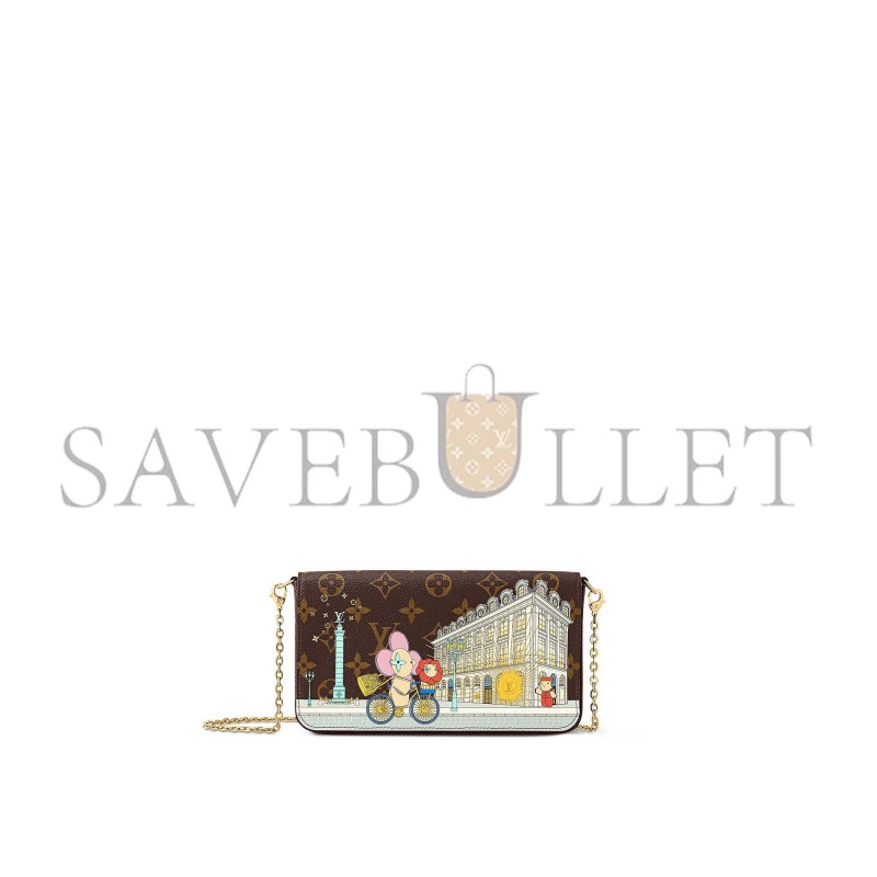 LOUIS VUITTON MASTER FÉLICIE POCHETTE M81545 (21*12*3cm)