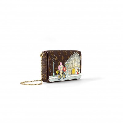 LOUIS VUITTON MASTER FÉLICIE POCHETTE M81545 (21*12*3cm)