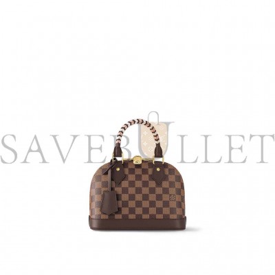 LOUIS VUITTON MASTER BRAIDED ALMA BB N40447 (23.6*17.5*11.4cm) LOUIS VUITTON MASTER BRAIDED ALMA BB N40447 (23.6*17.5*11.4cm)