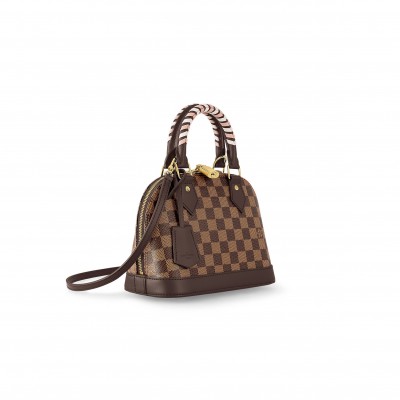 LOUIS VUITTON MASTER BRAIDED ALMA BB N40447 (23.6*17.5*11.4cm)