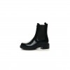 PRADA SPAZZOLATO METAL TRIANGLE LOGO 50MM CHELSEA BOOTS 38 BLACK PRADA SPAZZOLATO METAL TRIANGLE LOGO 50MM CHELSEA BOOTS 38 BLACK
