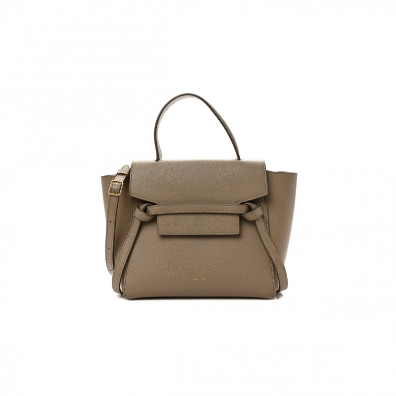 CELINE GRAINED CALFSKIN NANO BELT BAG LIGHT TAUPE (20*19*11cm) CELINE GRAINED CALFSKIN NANO BELT BAG LIGHT TAUPE (20*19*11cm)