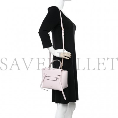 CELINE GRAINED CALFSKIN NANO BELT BAG PEONY (20*17*11cm) CELINE GRAINED CALFSKIN NANO BELT BAG PEONY (20*17*11cm)