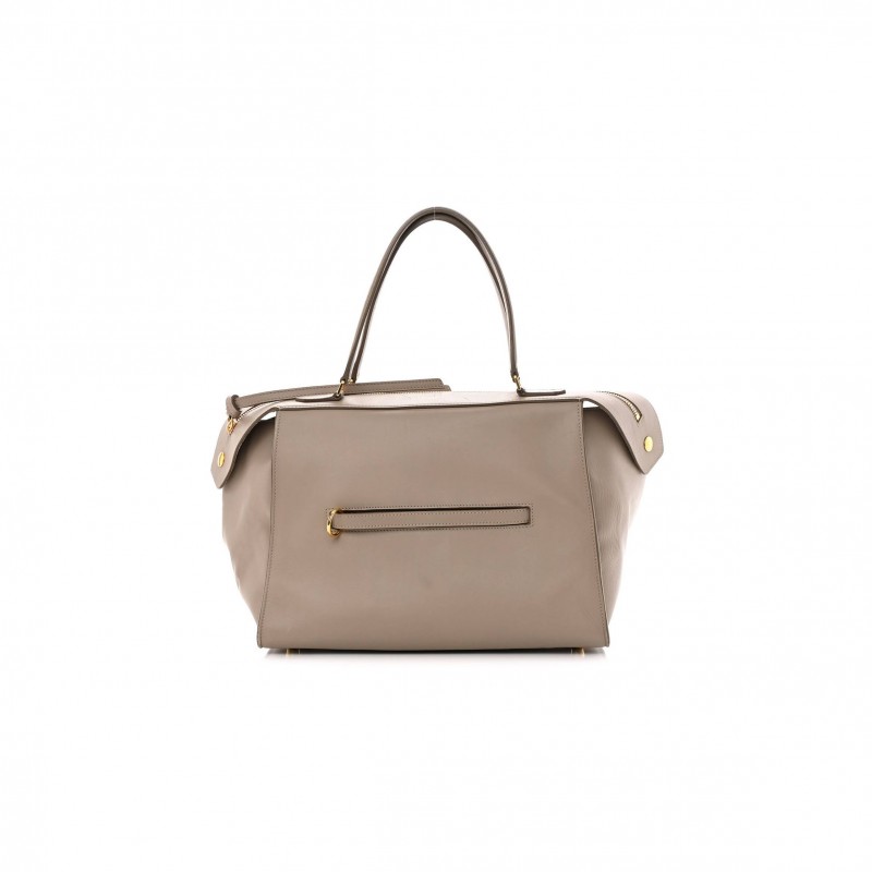 CELINE SMOOTH CALFSKIN SMALL RING BAG LIGHT TAUPE (30*26*17cm) CELINE SMOOTH CALFSKIN SMALL RING BAG LIGHT TAUPE (30*26*17cm)