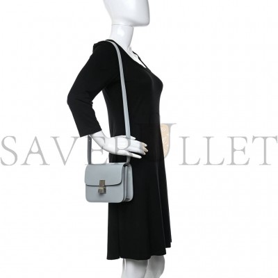 CELINE BOX CALFSKIN TEEN CLASSIC BOX FLAP BAG FROST (18*15*6cm) CELINE BOX CALFSKIN TEEN CLASSIC BOX FLAP BAG FROST (18*15*6cm)