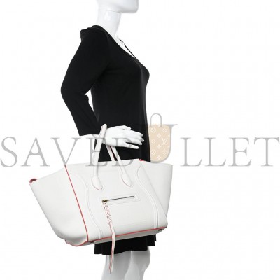 CELINE GRAINED CALFSKIN MEDIUM PHANTOM LUGGAGE WHITE (30*29*24cm) CELINE GRAINED CALFSKIN MEDIUM PHANTOM LUGGAGE WHITE (30*29*24cm)