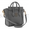 CELINE BABY DRUMMED CALFSKIN NANO LUGGAGE KOHL (20*20*10cm) CELINE BABY DRUMMED CALFSKIN NANO LUGGAGE KOHL (20*20*10cm)