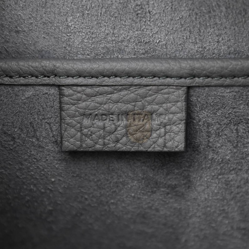 CELINE BABY DRUMMED CALFSKIN NANO LUGGAGE KOHL (20*20*10cm) CELINE BABY DRUMMED CALFSKIN NANO LUGGAGE KOHL (20*20*10cm)
