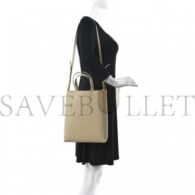 CELINE GRAINED CALFSKIN SMALL VERTICAL CABAS SAND (29*23*10cm) CELINE GRAINED CALFSKIN SMALL VERTICAL CABAS SAND (29*23*10cm)