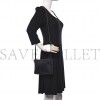 CELINE LAMBSKIN SMALL TRIO CROSSBODY BAG BLACK (22*15*4cm) CELINE LAMBSKIN SMALL TRIO CROSSBODY BAG BLACK (22*15*4cm)