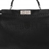 FENDI CUOIO ROMANO SELLERIA BI-COLOR LARGE PEEKABOO ICONIC SATCHEL BLACK MOU (39*30*18cm) FENDI CUOIO ROMANO SELLERIA BI-COLOR LARGE PEEKABOO ICONIC SATCHEL BLACK MOU (39*30*18cm)